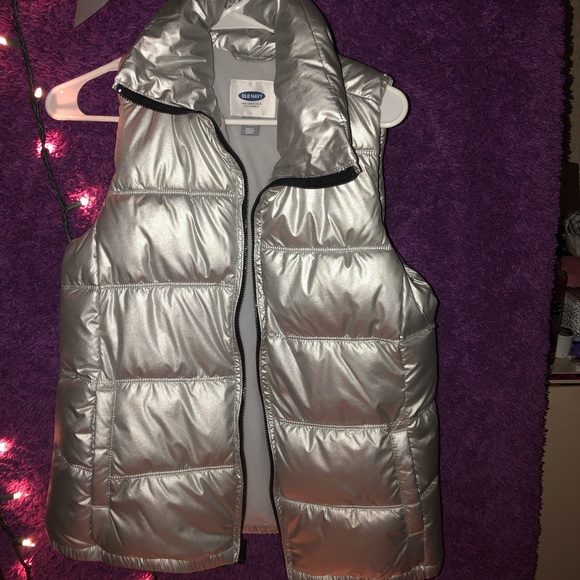 Old Navy Jackets & Blazers - MATALLIC PUFFER VEST
